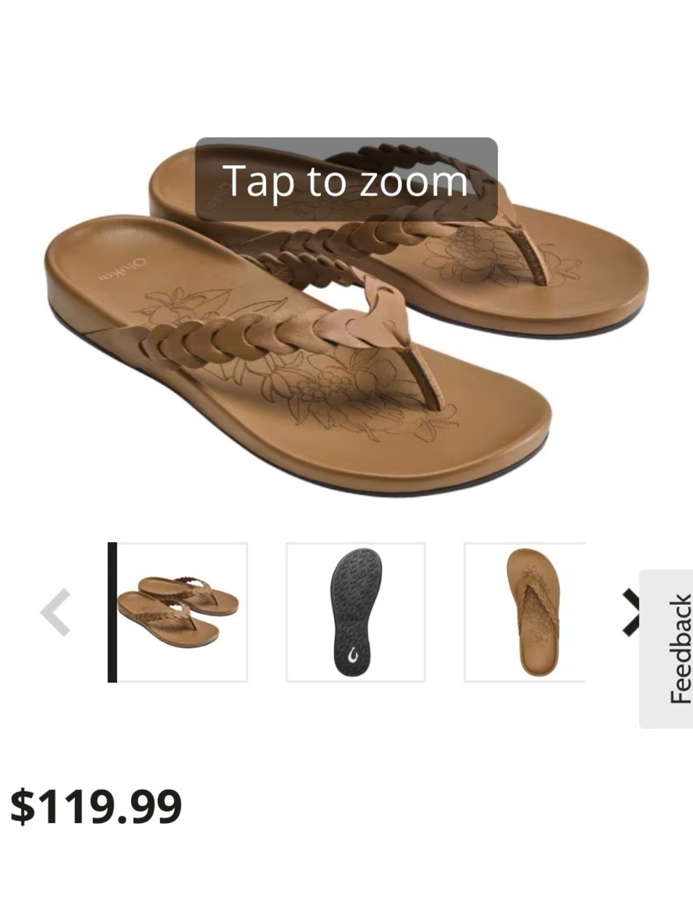 OluKai Lei flip flops - Picture 2 of 10